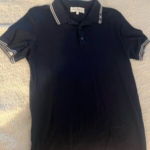 Men’s Small Ferragamo Navy Polo